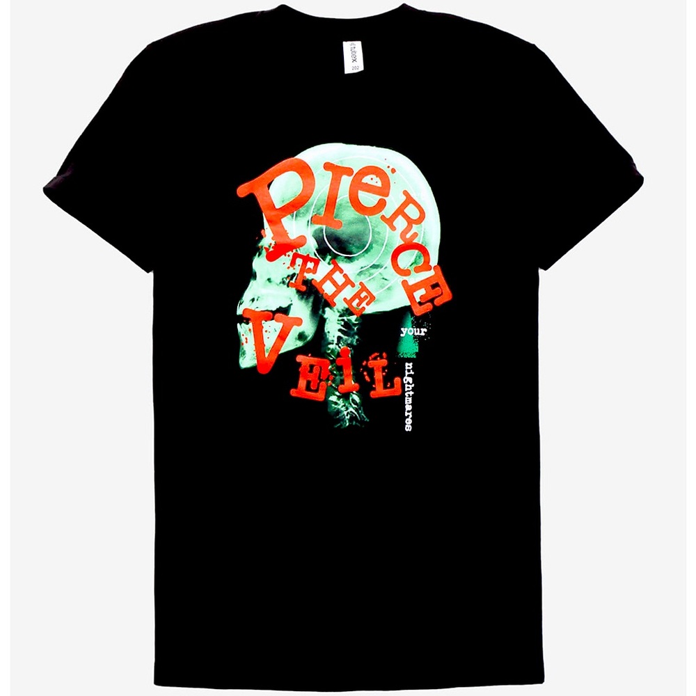 Pierce The Veil Skull X-Ray Hot Topoc T-Shirt
